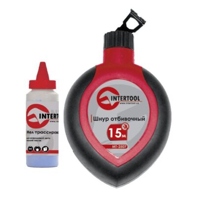 Шнур відбивний INTERTOOL 30 м з коректором (MT-2506)