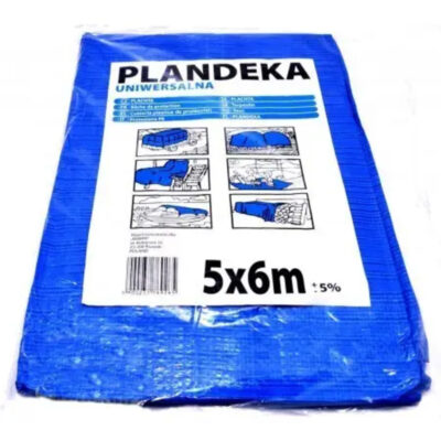 Тент Plandeka 60г/м2 універсальний синій 5*6м (MP-1005)