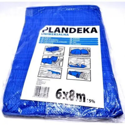 Тент Plandeka 60г/м2 універсальний синій 6*8м (MP-1006)