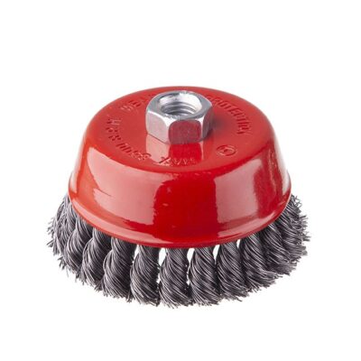 Щітка чашка INTERTOOL 100 мм сплетений дріт М14 (BT-2100)