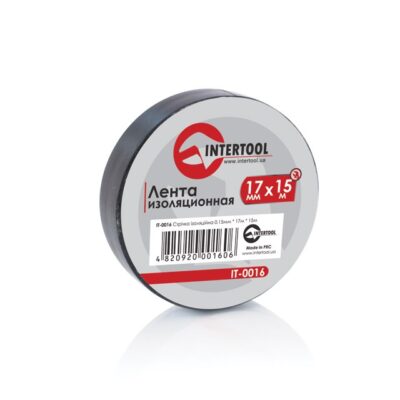 Стрічка ізоляційна INTERTOOL 15 м чорна (IT-0016)