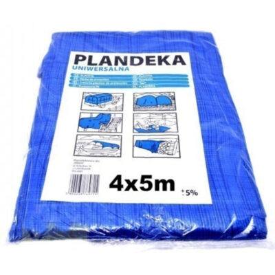 Тент Plandeka 60г/м2 універсальний синій 4*5м (MP-1003)