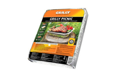 Одноразовий гриль 500г Grilly