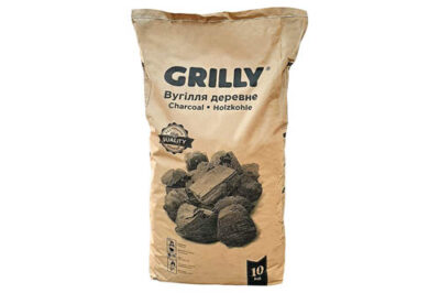 Вугілля деревне ресторанне 10кг Grilly