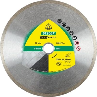 Круг алмазний Klingspor DT 300 F 230*1,9*22,23 мм плитка (325360)