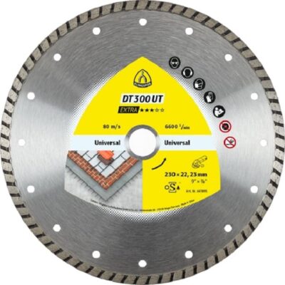 Круг алмазний Klingspor DT 300 UT 230*2,5*22,23 мм турбо (325356)