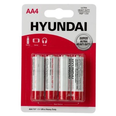 Батарейка HYUNDAI R6 AA BL4 (уп 48 шт)