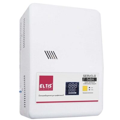 Стабілізатор напруги SERVO-II-TSDL- 5000VA універс. 5кВА 1-фазний Eltis Electric