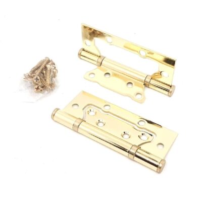 Петля метелик KEDR FLUSH 100мм золото PB (2шт) (26905)